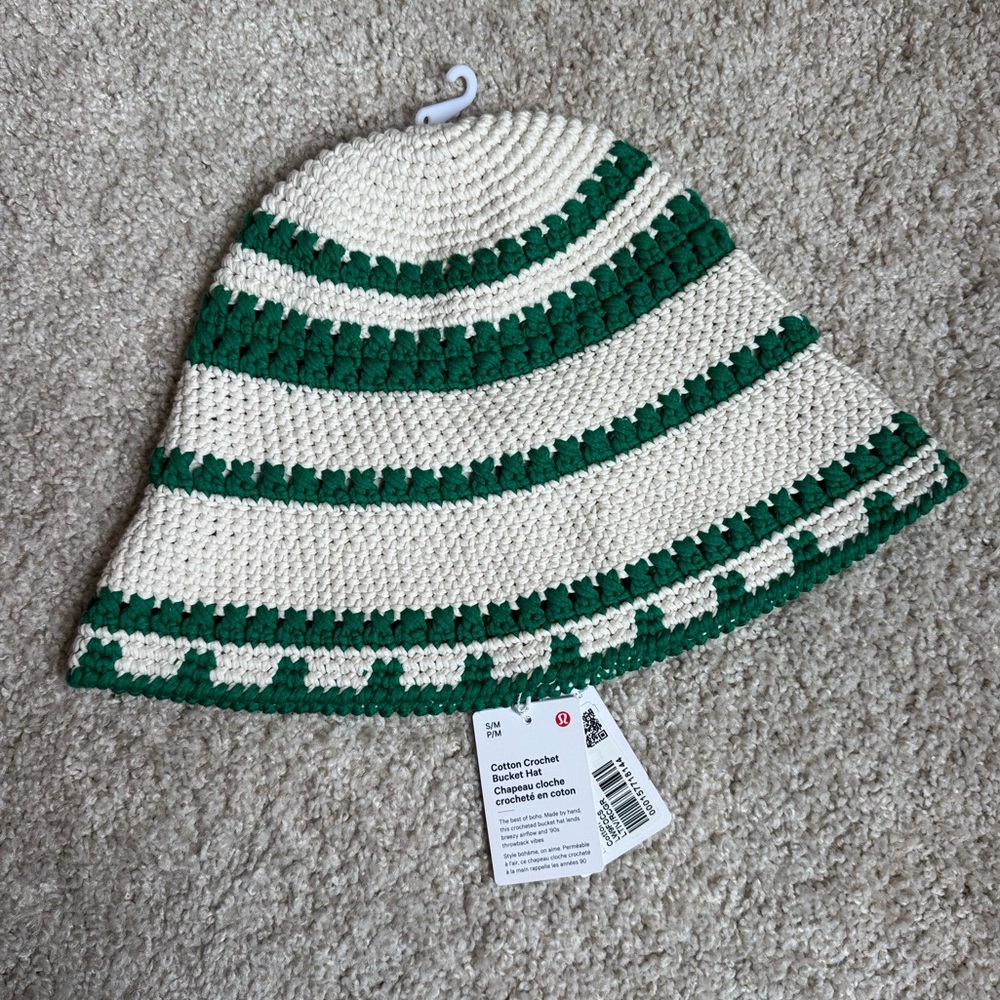 Lululemon cotton crochet bucket hat